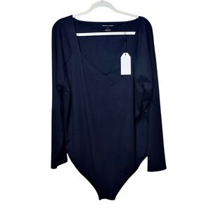 Universal Standard Navy Blue Long Sleeve Bodysuit Size 4X